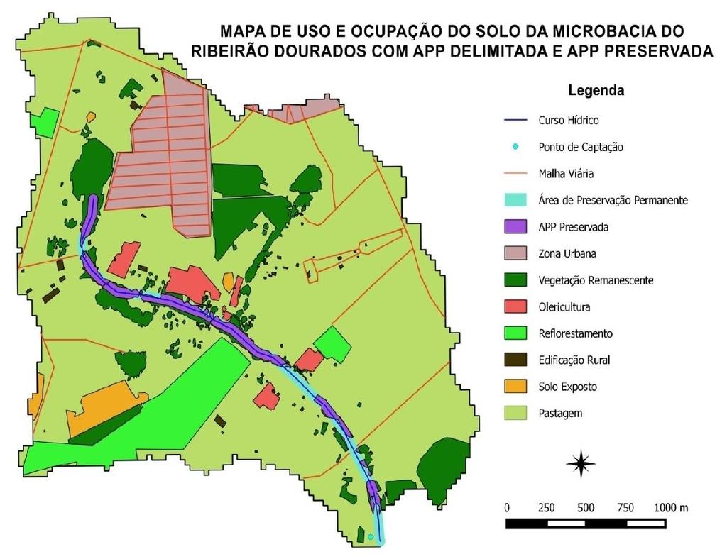 As duas referidas microbacias apresentam inconformidades com a legislação ambiental vigente, em termos de áreas de preservação.