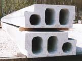 de concreto Lajes de fachada com inertes à vista Vigotas em triplo T Invertido h 200 mm - h 360 mm