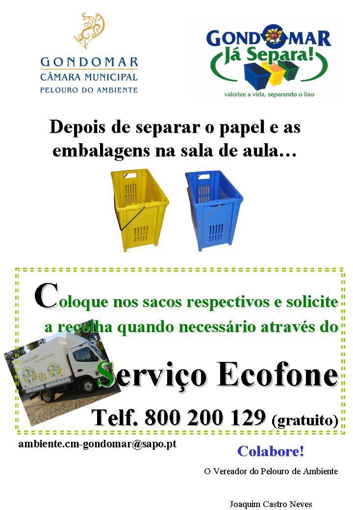 Ecofone Desde Março 2009 Papel 13.