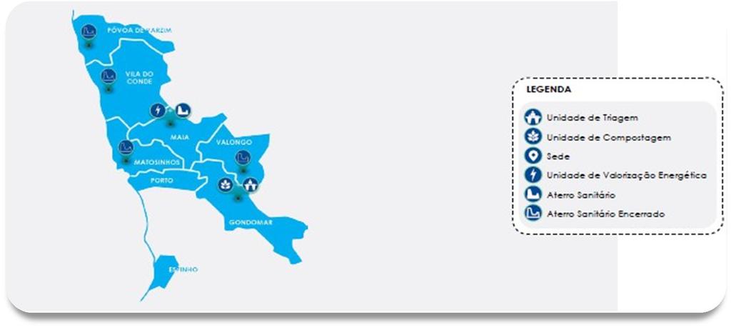 Municípios: Espinho, Gondomar, Maia, Matosinhos, Porto, Póvoa de Varzim, Valongo e Vila do Conde População: 959 583 hab Área (km 2