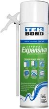 ESPUMA EXPANSIVA A Espuma Expansiva Tekbond é um produto desenvolvido para preenchimento de espaços vazios.