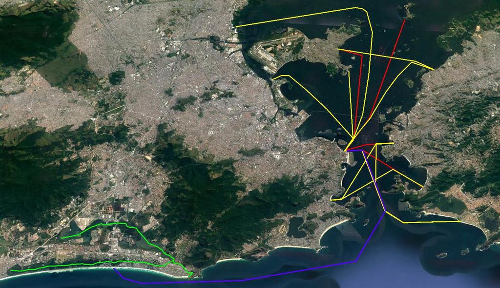 Os investimentos, entretanto, não mitigaram alguns dos principais problemas de mobilidade urbana da RMRJ, concentrados em dois eixos: i) Baía de Guanabara, onde ocorrem mais de 1,4 milhão de