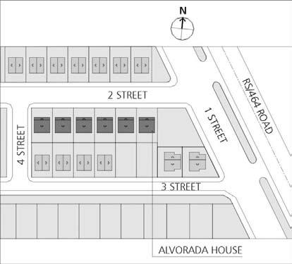 210 Figura 138 Locação das casas avaliadas (destacadas, em coloração escura) no conjunto habitacional Figura 139 Vista geral das casas avaliadas na ocasião 7.4.