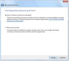 cópia. O Windows 7 apresenta 2 opção: 1.