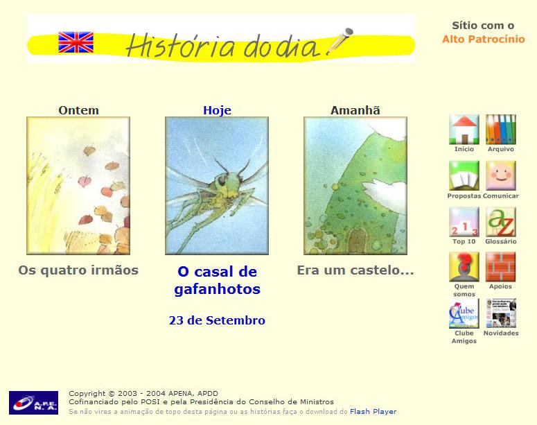 Convite à apresentação de propostas para melhoria de sítios e, ou, recursos educativos já disponíveis online 1. Os sítios a convidar devem ser sítios de referência nas respectivas áreas (e.g.