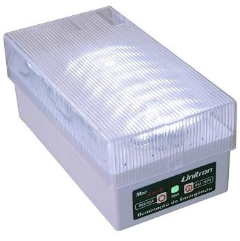 Luminária de Emergência Com 16 LEDs de Alto Brilho. Código AFLMLED-24 (Uso em Conjunto a Central de Iluminação de Emergência 24 Volts.