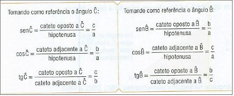 64 Figura 22 - INSTITUCIONALIZAÇÃO DOS CONCEITOS TRIGONOMÉTRICOS ESTUDADOS Fonte: Vontade de Saber Matemática 9 ano, 2013, p. 160.