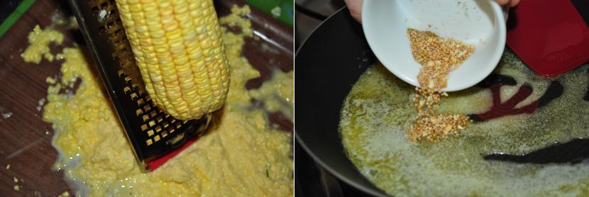 16) 1 colher de sopa de suco de limão. O primeiro passo é ralar os milhos.
