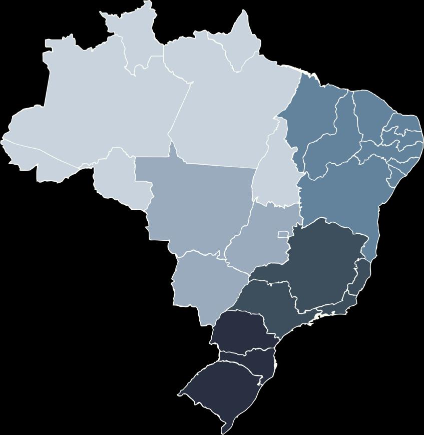 Total Brasil: 12,3 Milhões Produção de Carne de Frango (Toneladas) Anualpec Região Sul: 6,7