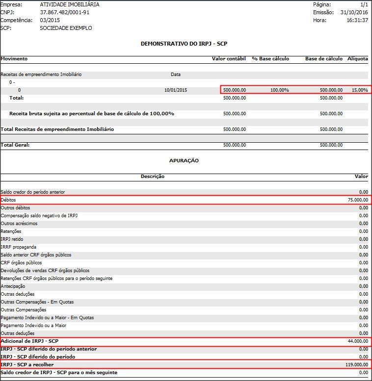 6 DEMONSTRATIVO EFD PIS COFINS ATIVIDADE IMOBILIÁRIA 6.1 Acesse o menu RELATÓRIOS, opção IMPOSTOS, clique em DEMONSTRATIVO EFD PIS e COFINS Ativ. Imobiliária; 6.