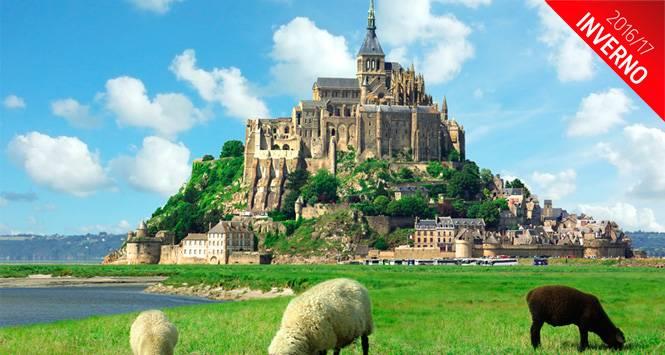 Percorrendo o verdadeiro coração da França, visitamos: Reims a região do Champagne; Rouen, capital da Normandia, e as famosas praias do Desembarque onde a