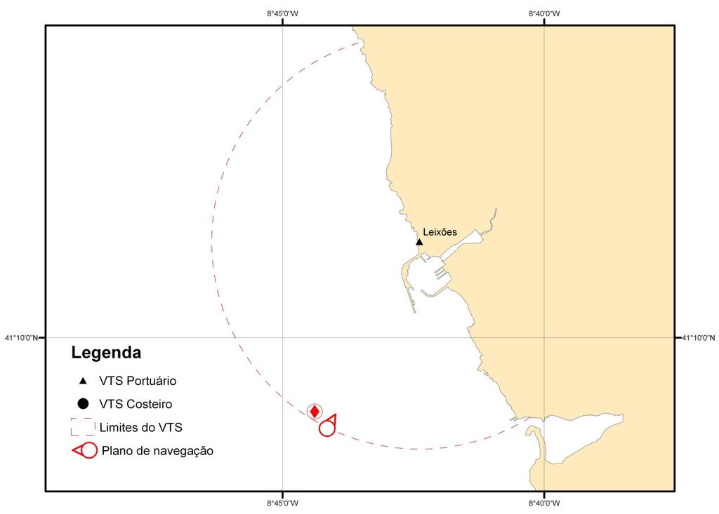 Parte II Lista de Radioajudas e Serviços Operações, serviços portuários e de pilotagem mastro da Capitania do Porto (41º 11' 008" N, 08º 42' 05" W) os sinais respetivos; 3.