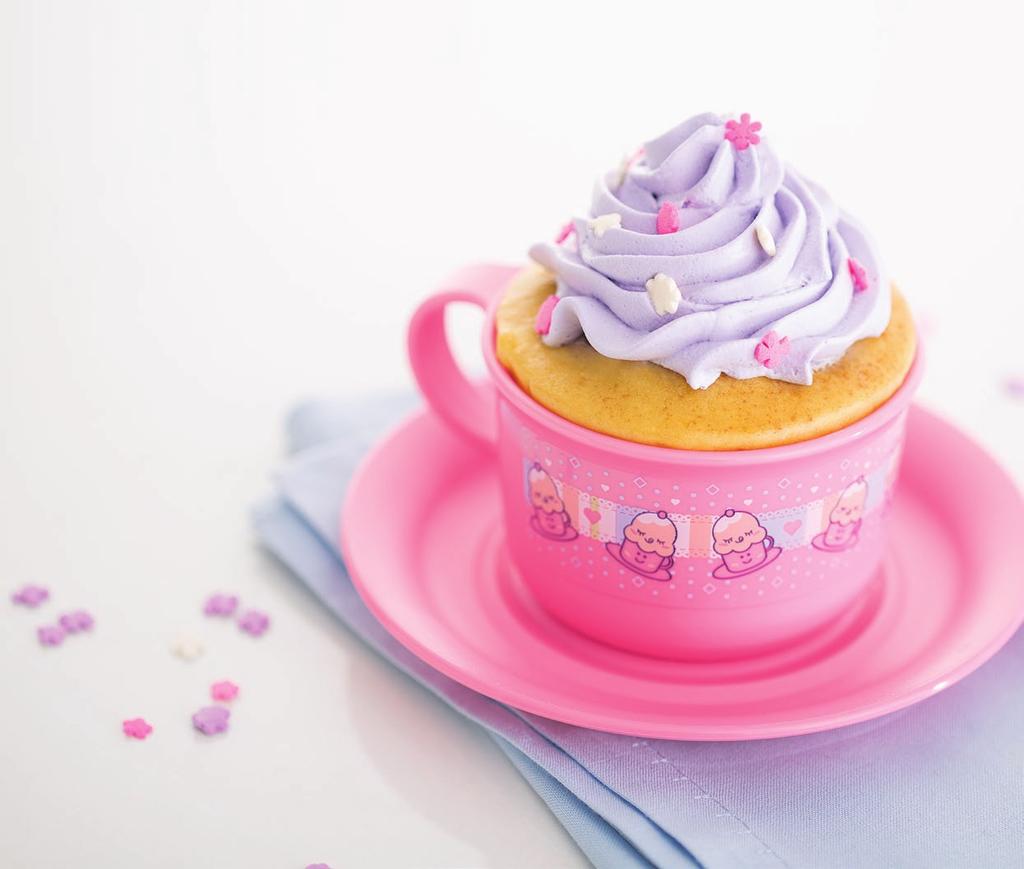 Cupcake de Baunilha Tempo de preparo: 5 min.
