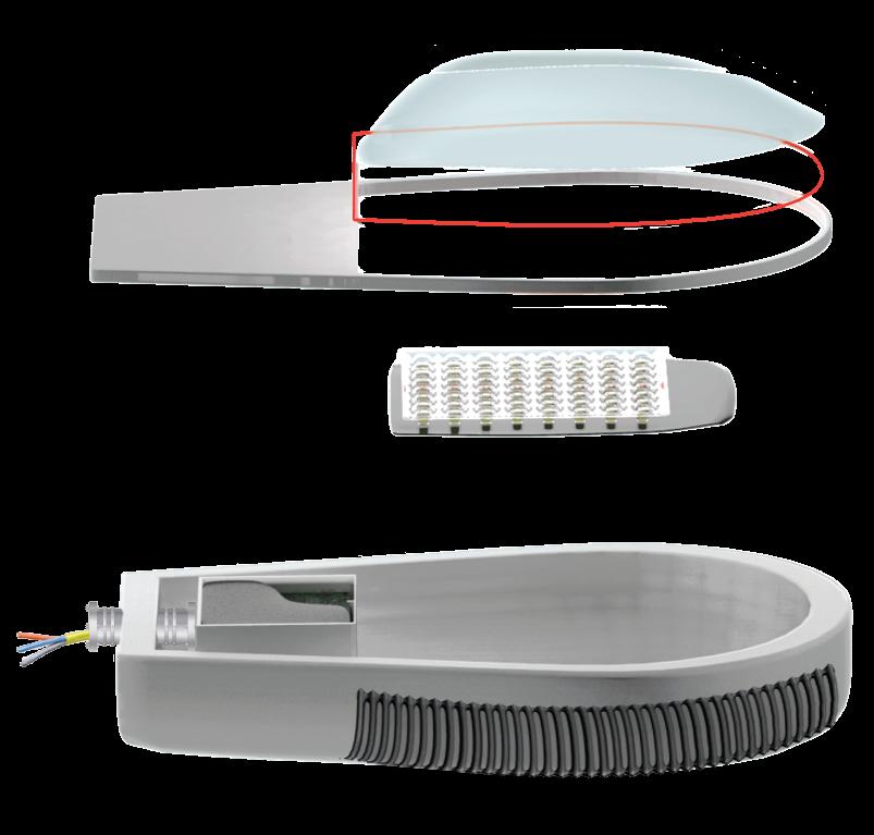 A Indústria de iluminação LED requer o aumento da durabilidade da luminária com redução do aquecimento gerado e também necessita de maior flexibilidade para montagem do produto.