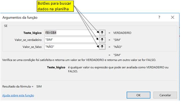 Observa-se também que o uso do sinal de ponto e vírgula empregado para separar os segmentos de texto no argumento da função depende do que estiver configurado para separador de listas nas opções de