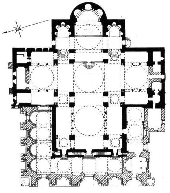 Basílica de São Marcos (Veneza) Planta baixa de S. Marcos A Basílica de S.