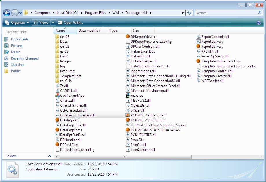 Figura 12 - Arquivos de programa instalados Arquivos do banco de dados de demonstração Se