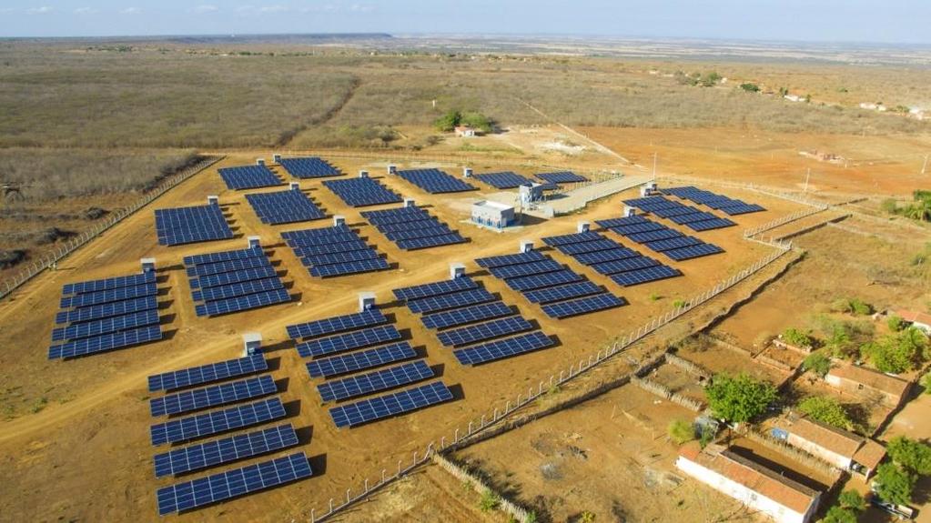 Geração Compartilhada Condomínio solar construído pela Prátil (Enel) inicia o fornecimento de energia para a rede de farmácias Pague Menos Construído na cidade de Tabuleiro do Norte, no Ceará, o