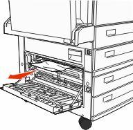 2 Puxe o atolamento para cima e em sua direção. 2 Puxe o atolamento para cima e em sua direção. 2 Puxe o atolamento para cima e em sua direção. Nota: Se o atolamento não se mover imediatamente, pare de puxar.