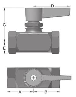 Uso Geral Até 1.000 psi Dimensões As dimensões em milímetros servem apenas como referência e estão sujeitas a modificações. Selecione um código para pedido. Modelo 242 Pressão máxima de trabalho: 1.