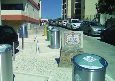 PORTUGAL RUA BÉLGICA, CARCAVELOS REFORÇO DE ILHA ECOLÓGICA NA QUINTA S. GONÇALO AV.