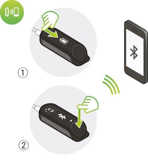 Sugestão: o TomTom Touch utiliza a tecnologia Bluetooth Low Energy (BLE) para comunicar com a app para dispositivos móveis TomTom Sports.