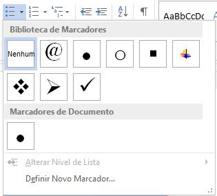 Aula 3 1 Marcadores e Numeração Você pode adicionar com rapidez marcadores ou números a linhas de texto existentes, ou o Word pode automaticamente criar listas à