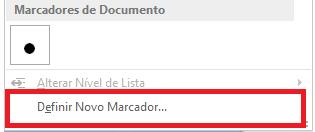 , o Word reconhece que você está tentando iniciar uma lista numerada ou com marcadores.