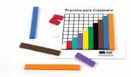 Barrinhas Coloridas (Cuisenaire) - (EI-EFI) Descrição: Barrinhas em EVA de 0 cores e comprimentos diferentes. Contém 92 peças.