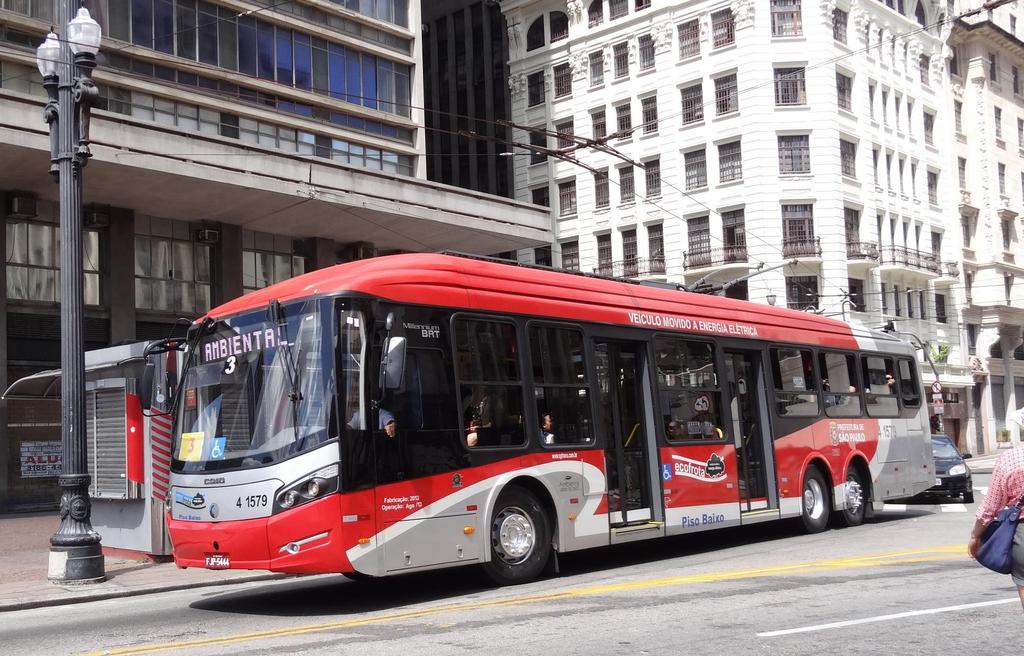 DESENVOLVIMENTO NO BRASIL Trólebus Piso