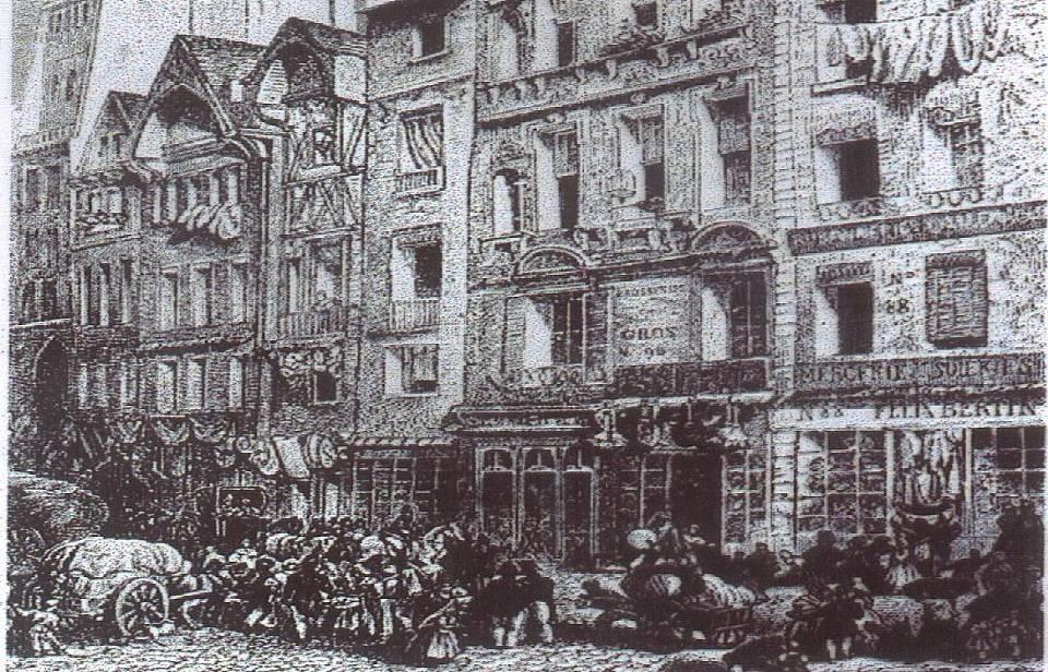 Paris, no final do século XVIII, já era uma grande cidade, bastante