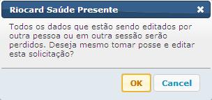 Detalhar Esta ação permite a visualização dos detalhes da solicitação,