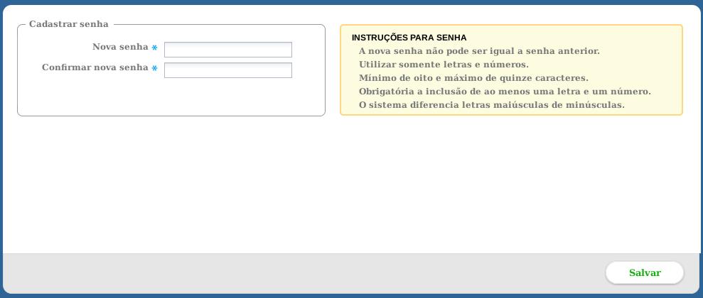 3. o sistema gerará nova chave para que o administrador possa solicitar nova contrachave do PEC. Ver seção X.X para mais detalhes sobre a solicitação da contrachave via Disque-Saúde 136; 4.