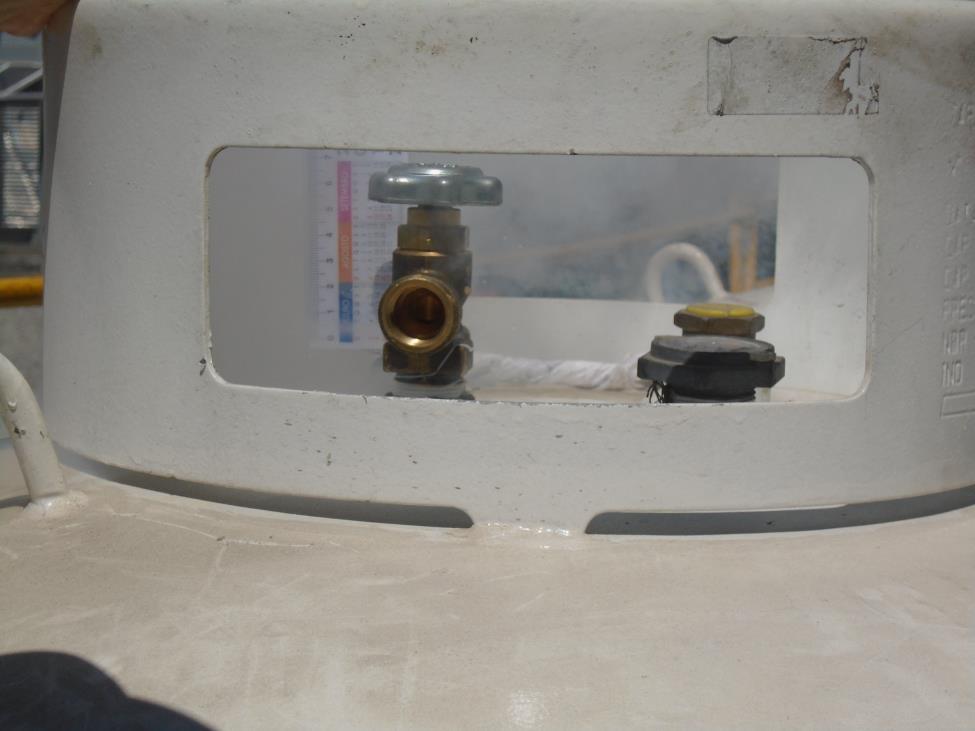 Foto 6 Identificação de névoa de gás com a nova válvula proposta 2.