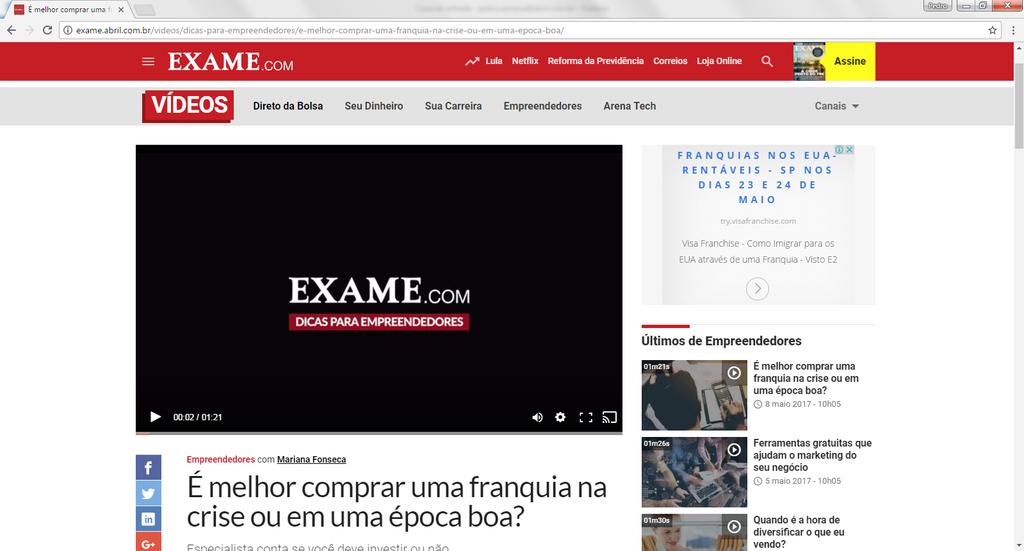 BRANDED CONTENT INVESTIMENTO MÍDIA R$ 36.000 PRODUÇÃO R$ 12.000 VÍDEO / AS MELHORES DE CADA SETOR Ser a Melhor Empresa do seu setor é uma conquista que merece ser contada.