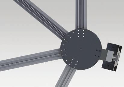 Adaptação de domos de alumínio e tampas planas para tanques de concreto e soldados no campo.