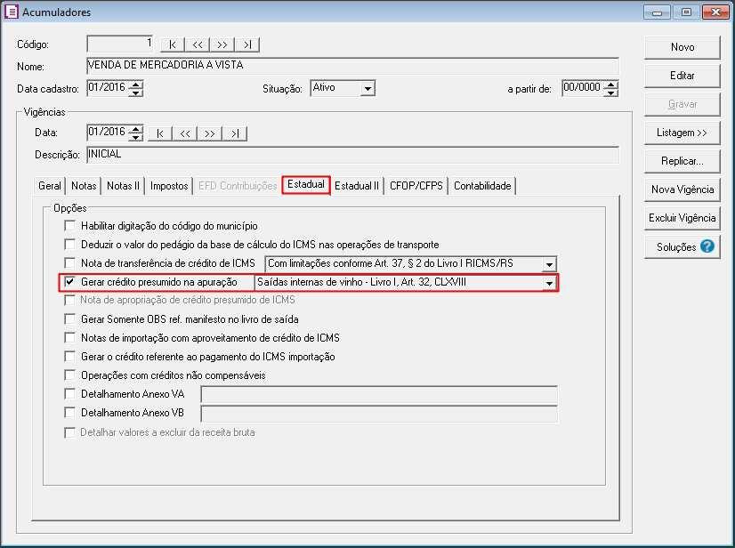 2.7 Clique no botão [Gravar] para concluir. 3 CADASTRO DO PRODUTO 3.1 Acesse o menu ARQUIVOS, clique em PRODUTOS; 3.