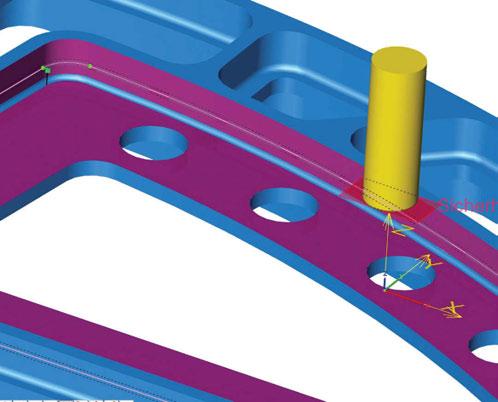 CAM Estratégias 3D Desbaste 3D otimizado: cavidade adaptável Com a ajuda dessa extensão, cavidades adaptáveis são ajustadas às áreas a serem