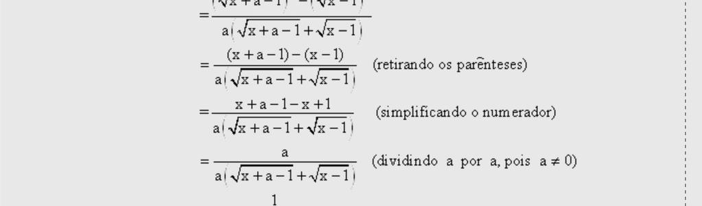 valores y= correspondentes. Sendo assim, x D(f) se x 1, ou seja, se x-1 0 daí logo I(f) = [0, + ).