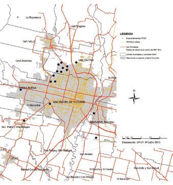 La identificación del padrón de inserción urbana permite afirmar que la localización periférica de los emprendimientos en las proximidades de la mancha de urbanización continua de las aglomeraciones