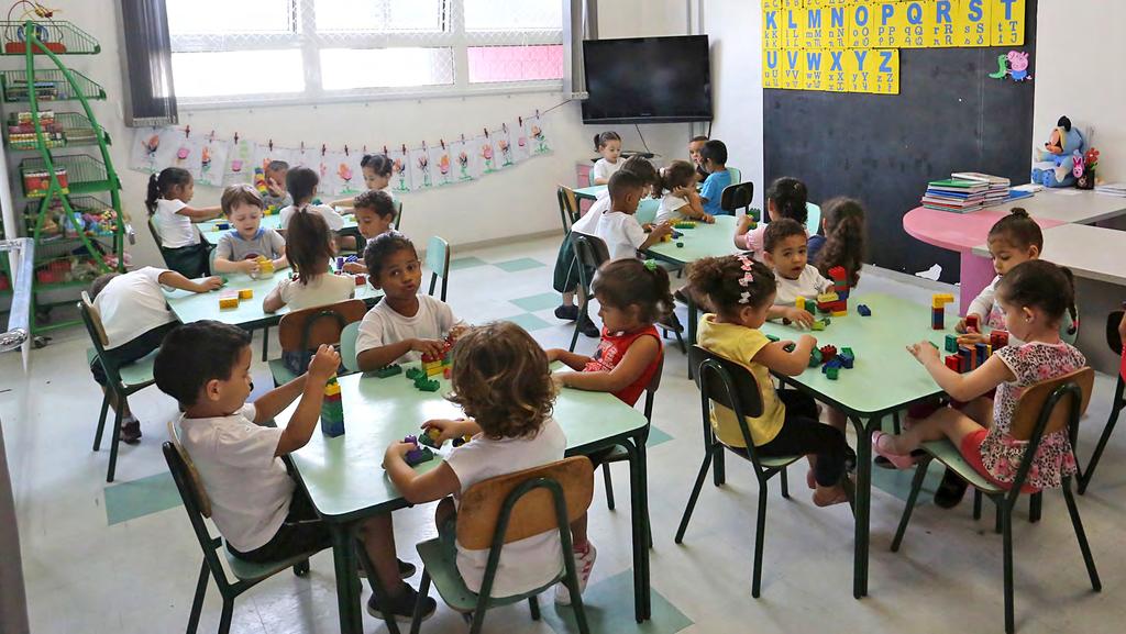 EDUCAÇÃO DEMANDA ATENDIDA DE VAGAS EM PRÉ-ESCOLAS MUNICIPAIS Percentual de matrículas sobre o total de procura por vaga em pré-escolas municipais (educação infantil) Fórmula: