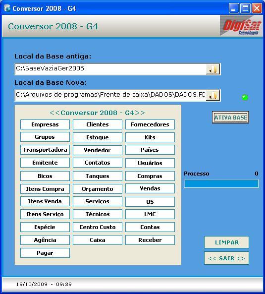 CONVERSÃO PARA OS SISTEMAS COMERCIAL/GERENCIAL GERAÇÃO 4 Se você possuir o Sistema Comercial ou Gerencial 2005 e deseja fazer a conversão para o Comercial ou Gerencial Geração 4, basta executar os