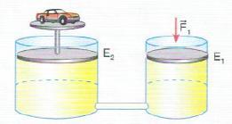 10) Num tubo em U estão em equilíbrio dois líquidos imiscíveis (água e mercúrio), como mostra a figura.