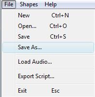 6. DEMONSTRAÇÃO DE UTILIZAÇÃO DO PROGRAMA 6.1 Criação de um ficheiro Quando se inicia a criação de um projecto criativo, o seu utilizador deve criar um ficheiro e salvá-lo no seu computador.