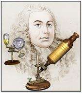 A descoberta dos microrganismos Robert Hook (1635-1703) -