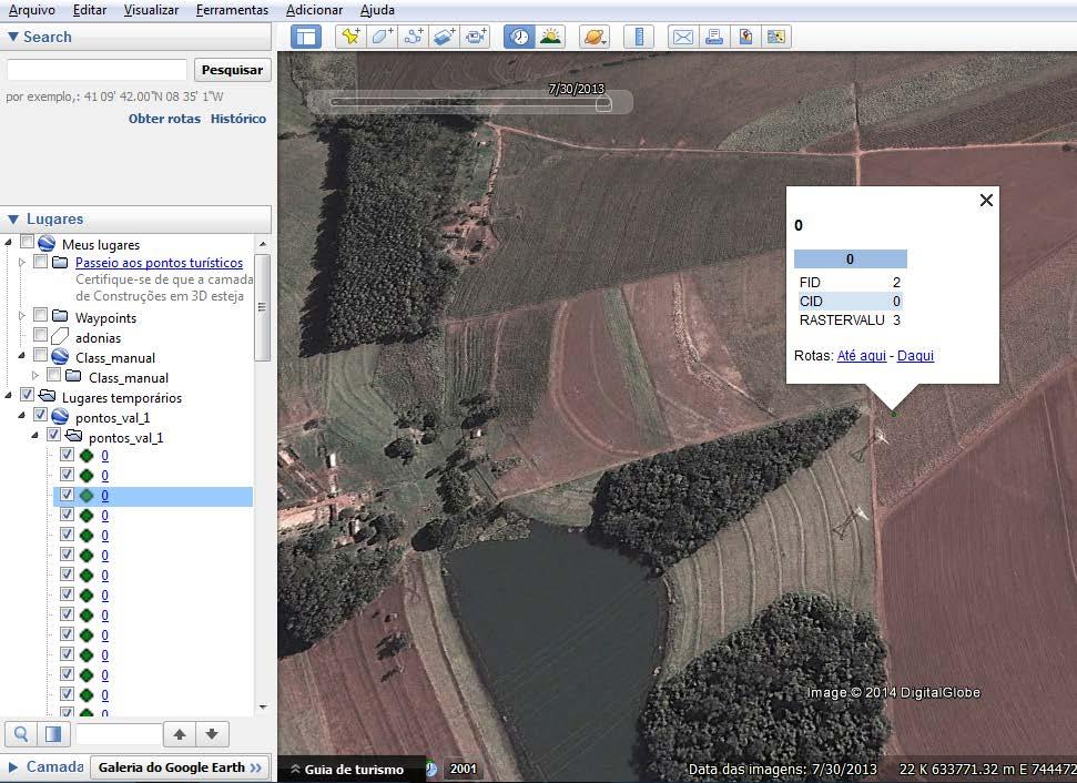 26/35 Verificação da realidade: tomando como base o Google Earth Verificação no Google Earth da