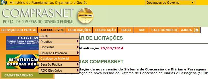 todas as compras http://www.comprasnet.gov.