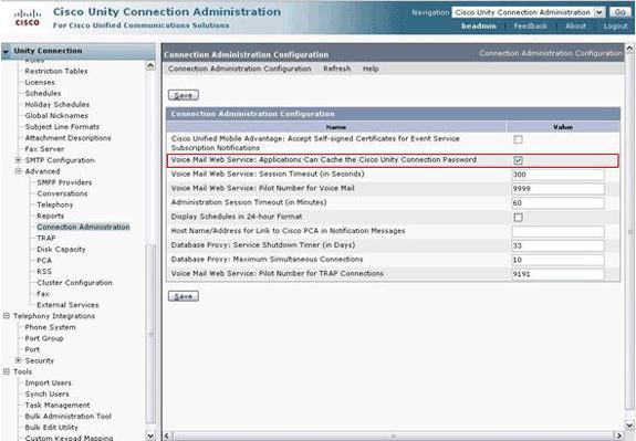 A fim resolver esta edição, o acesso à Web deve ser permitido para os Telefones IP de modo que os aplicativos que usam o serviço de Web do correio de voz possam pôr em esconderijo a senha do Cisco