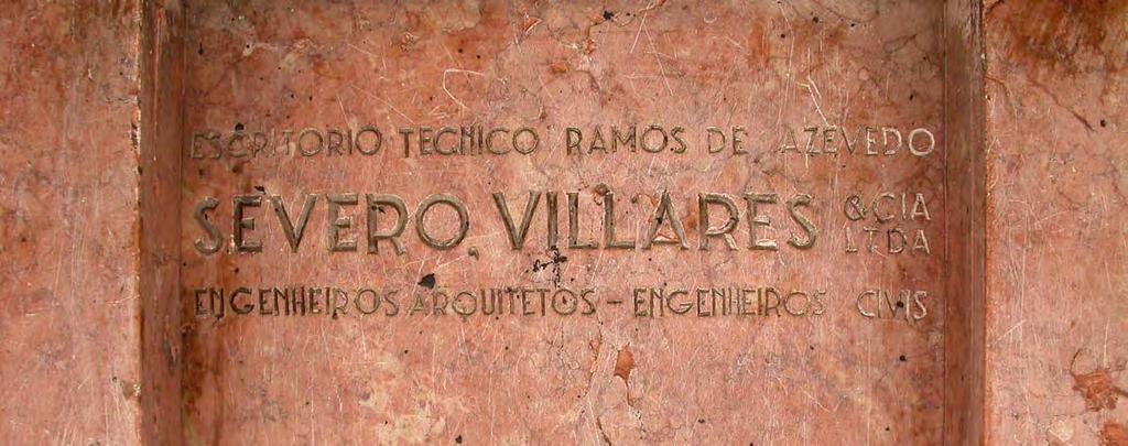 Paisagens tipográficas Figura 19. Epígrafe arquitetônica do escritório Ramos de Azevedo, Severo & Villares gravada no início dos anos 1930. Figura 20.