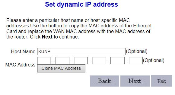 Em Host Name, coloque o nome da rede, esse nome